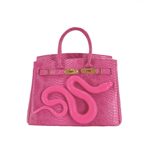 Pink Cobra Kiss Shoulder Bag