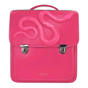 Rose Venom Snakeskin Backpack